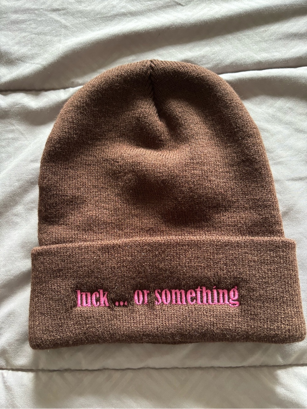 NWT Hilary Duff Luck or something beanie